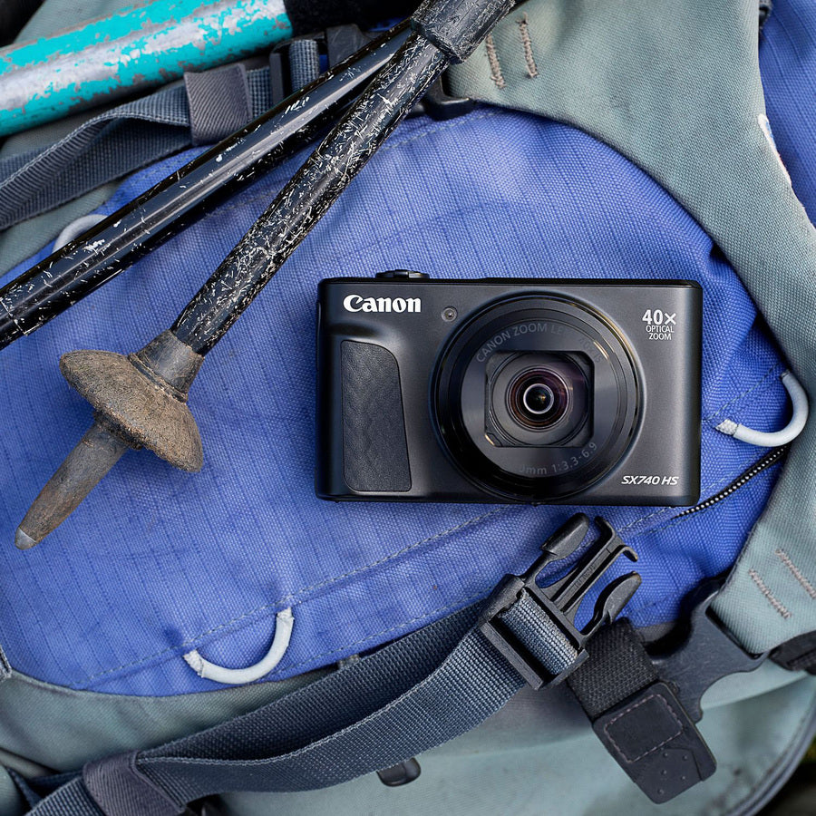 Canon PowerShot SX740 HS 20.3 Megapixel Compact Camera - Black - 2955C001