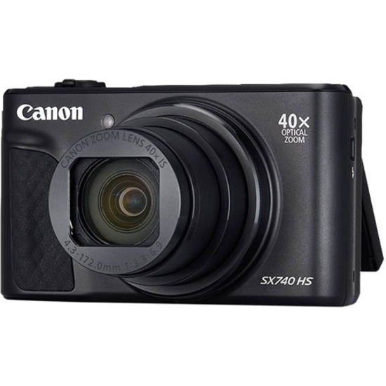 Canon PowerShot SX740 HS 20.3 Megapixel Compact Camera - Black - 2955C001