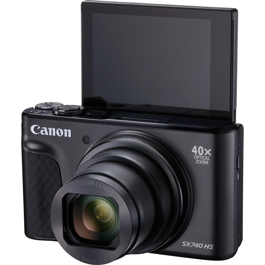 Canon PowerShot SX740 HS 20.3 Megapixel Compact Camera - Black - 2955C001