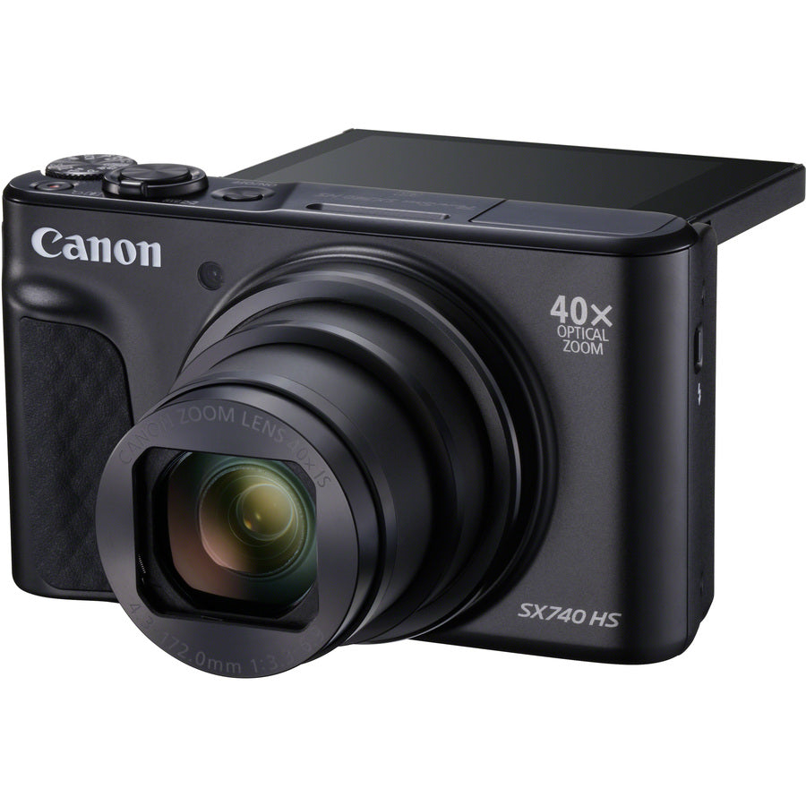 Canon PowerShot SX740 HS 20.3 Megapixel Compact Camera - Black - 2955C001