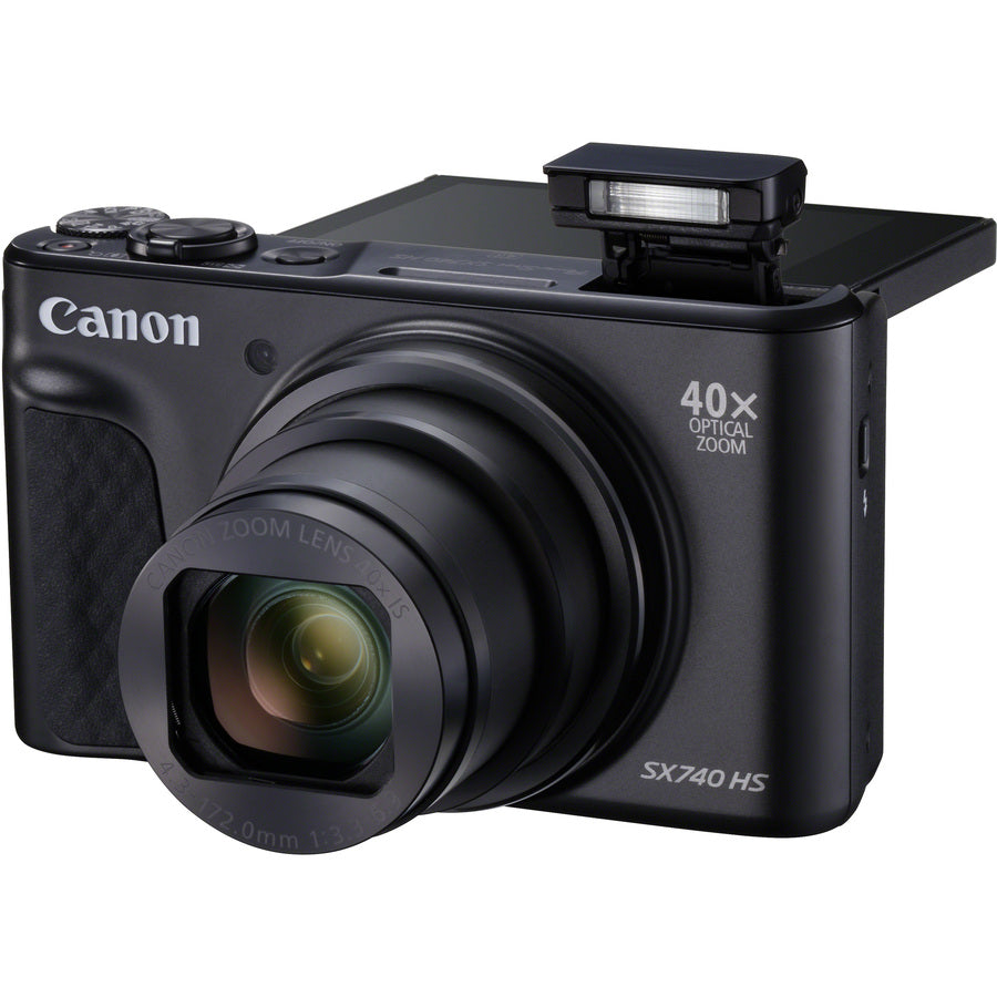 Canon PowerShot SX740 HS 20.3 Megapixel Compact Camera - Black - 2955C001