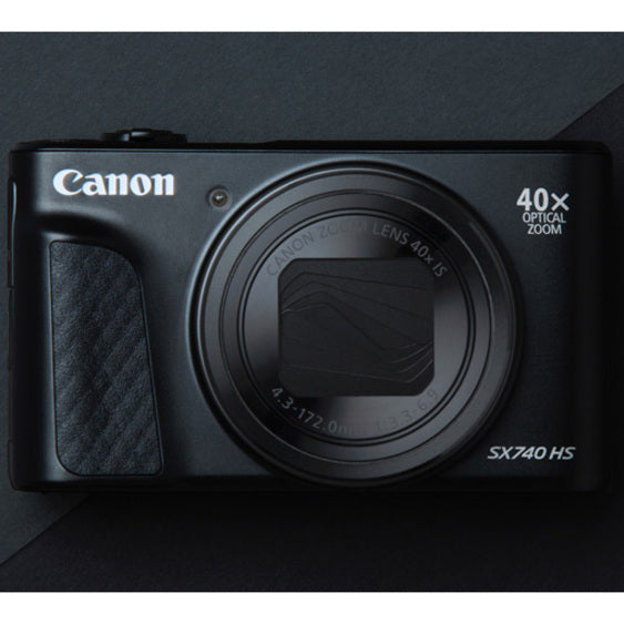 Canon PowerShot SX740 HS 20.3 Megapixel Compact Camera - Black - 2955C001