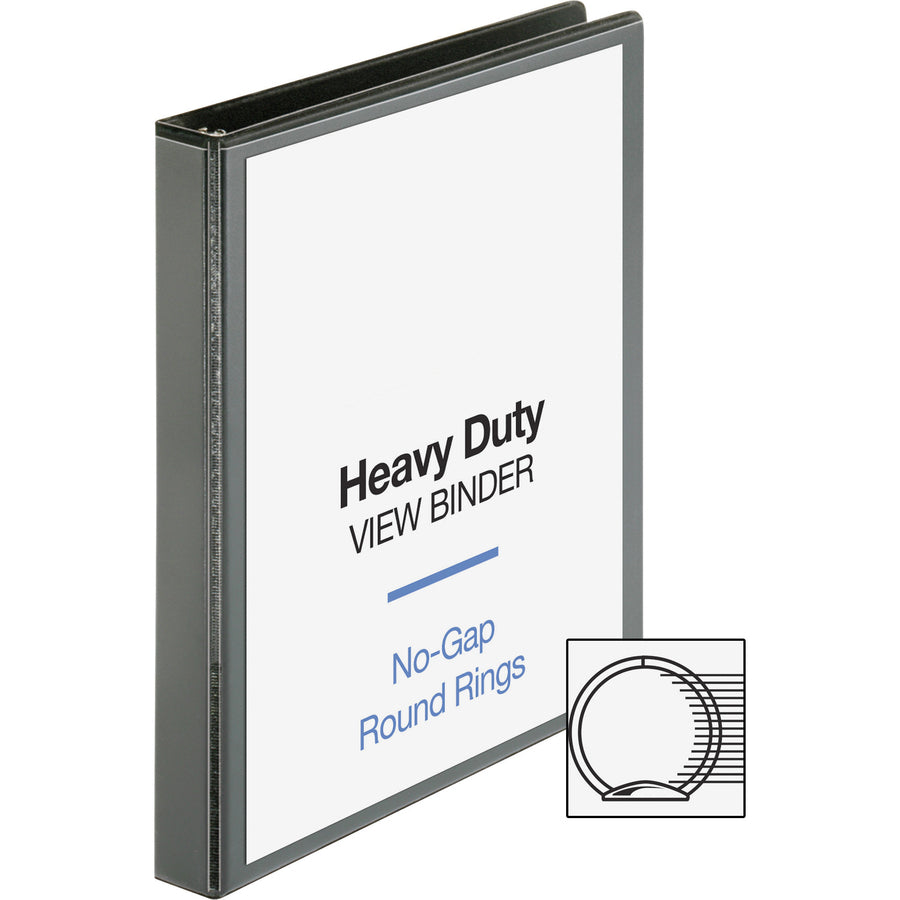 Business Source Heavy-duty View Binder - 19600