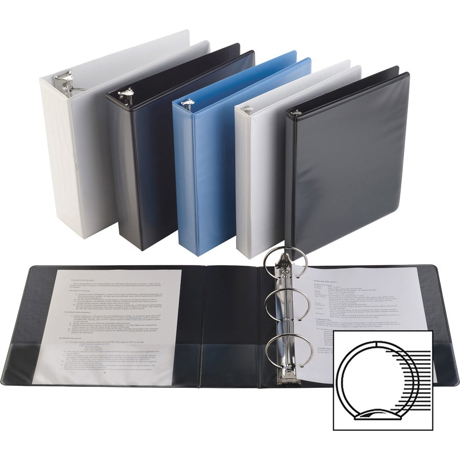 Business Source Heavy-duty View Binder - 19600