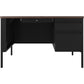 Lorell Fortress Series 48" Right-Pedestal Teachers Desk - 66939