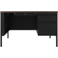 Lorell Fortress Series 48" Right-Pedestal Teachers Desk - 66939