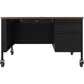 Lorell Fortress Series 48" Mobile Right-Pedestal Teachers Desk - 66943
