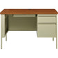 Lorell Fortress Series 45-1/2" Right Single-Pedestal Desk - 66947