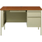 Lorell Fortress Series 45-1/2" Right Single-Pedestal Desk - 66947