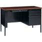 Lorell Fortress Series 45-1/2" Right Single-Pedestal Desk