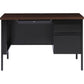 Lorell Fortress Series 45-1/2" Right Single-Pedestal Desk - 66948