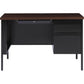 Lorell Fortress Series 45-1/2" Right Single-Pedestal Desk - 66948