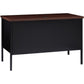 Lorell Fortress Series 45-1/2" Right Single-Pedestal Desk - 66948