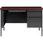 Lorell Fortress Series 45-1/2" Right Single-Pedestal Desk - 66949