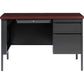 Lorell Fortress Series 45-1/2" Right Single-Pedestal Desk - 66949