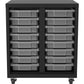 Lorell Pull-out Bins Mobile Storage Unit - 71101