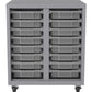 Lorell Pull-out Bins Mobile Storage Unit - 71102