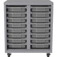 Lorell Pull-out Bins Mobile Storage Unit - 71102