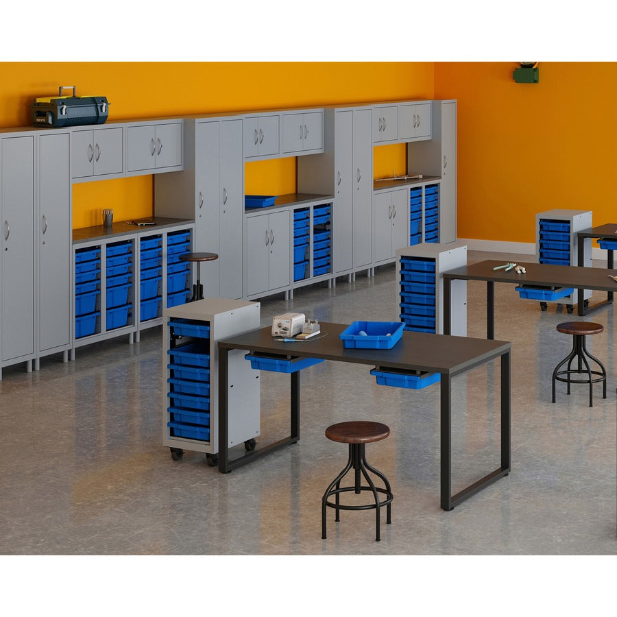 Lorell Pull-out Bins Mobile Storage Tower - 71106