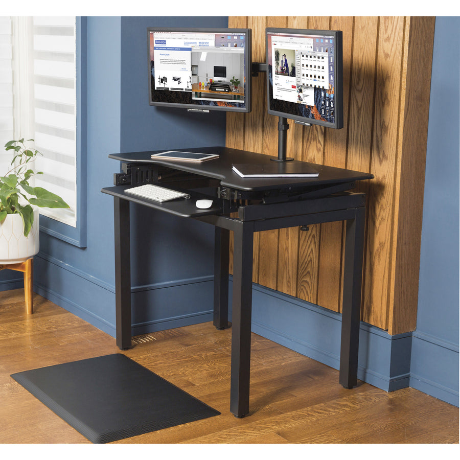 Lorell Adjustable Desk Riser Floor Stand - 82015