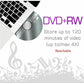 Maxell DVD Rewritable Media - DVD+RW - 4x - 4.70 GB - 5 Pack - 634045