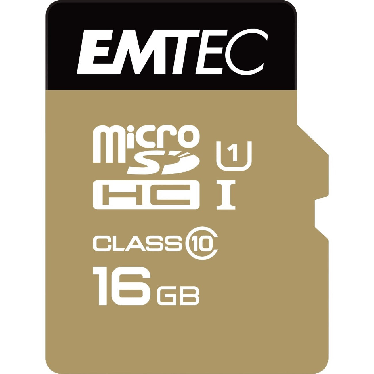 EMTEC Gold+ 16 GB Class 10 microSDHC - 1 Each