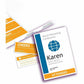Avery&reg; Vertical Name Badge and Ticket Insertsfor Laser and Inkjet Printers, 6" x 4-1/4" - 8522