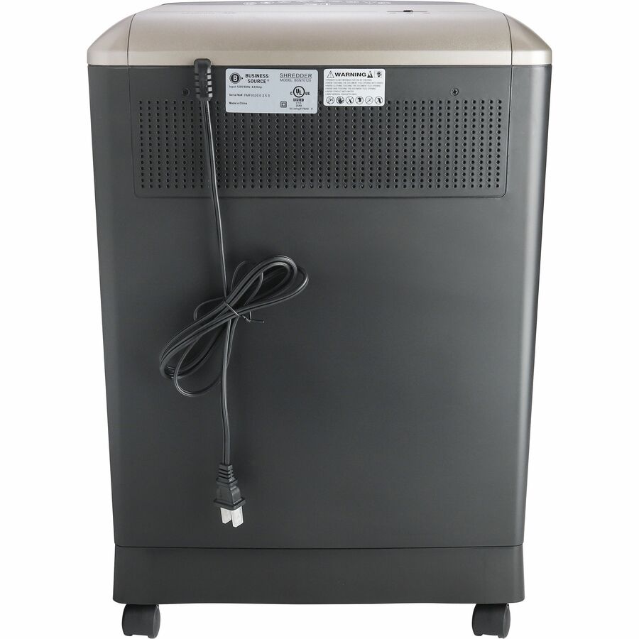 Business Source 6-gallon Bin Cross-cut Shredder - 70120