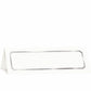 St. James&reg; Overtures&reg; Classic Tent Cards, White, Silver Foil, Fold to 8½ x 2¾" , Pack of 50, 71440 - 71440