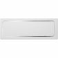 St. James&reg; Overtures&reg; Classic Tent Cards, White, Silver Foil, Fold to 8½ x 2¾" , Pack of 50, 71440 - 71440