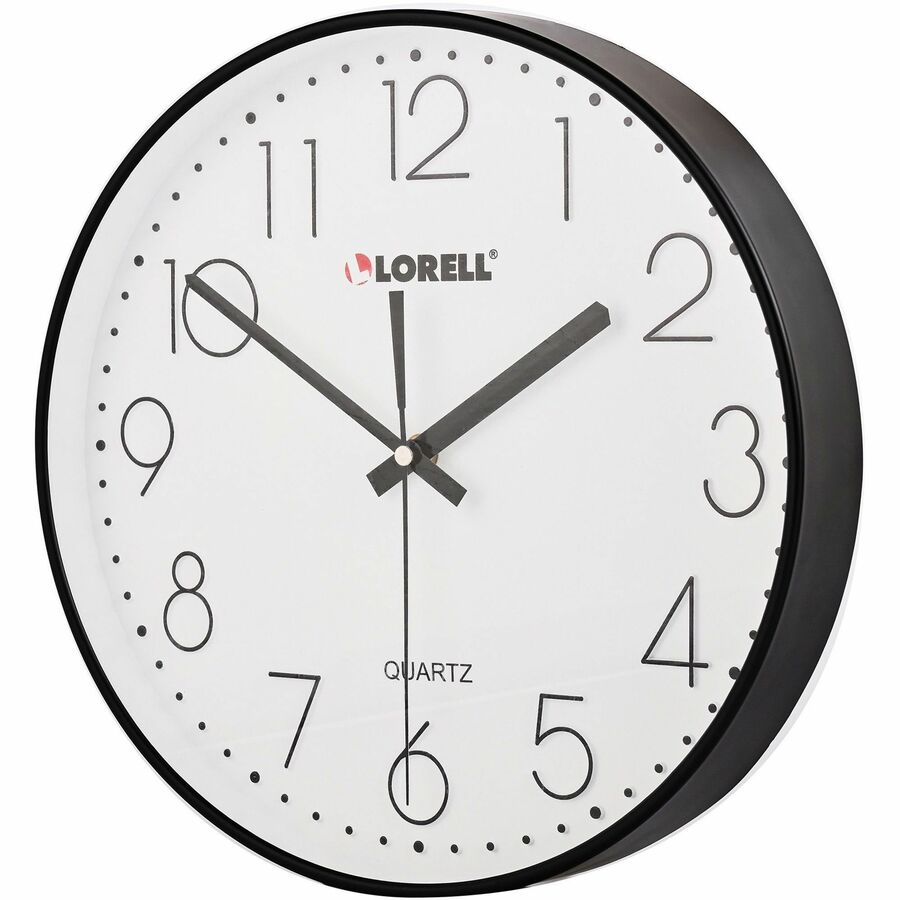 Lorell 12" Round Quiet Wall Clock - 61011