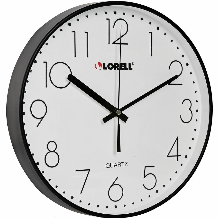 Lorell 12" Round Quiet Wall Clock - 61011