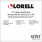 Lorell 12" Round Quiet Wall Clock - 61011