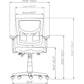 Lorell Conjure Executive Mesh Mid-back Chair - 62001