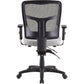 Lorell Ergomesh Executive Mesh Mid-Back Office Chair (86201) Frame - 86211