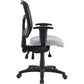 Lorell Ergomesh Executive Mesh Mid-Back Office Chair (86201) Frame - 86211