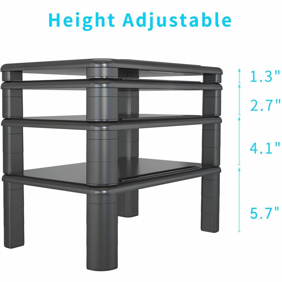 Lorell Height-Adjustable Monitor Riser - 99991
