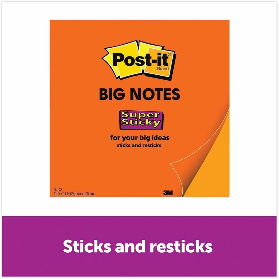Post-it&reg; Super Sticky Big Note - BN11O