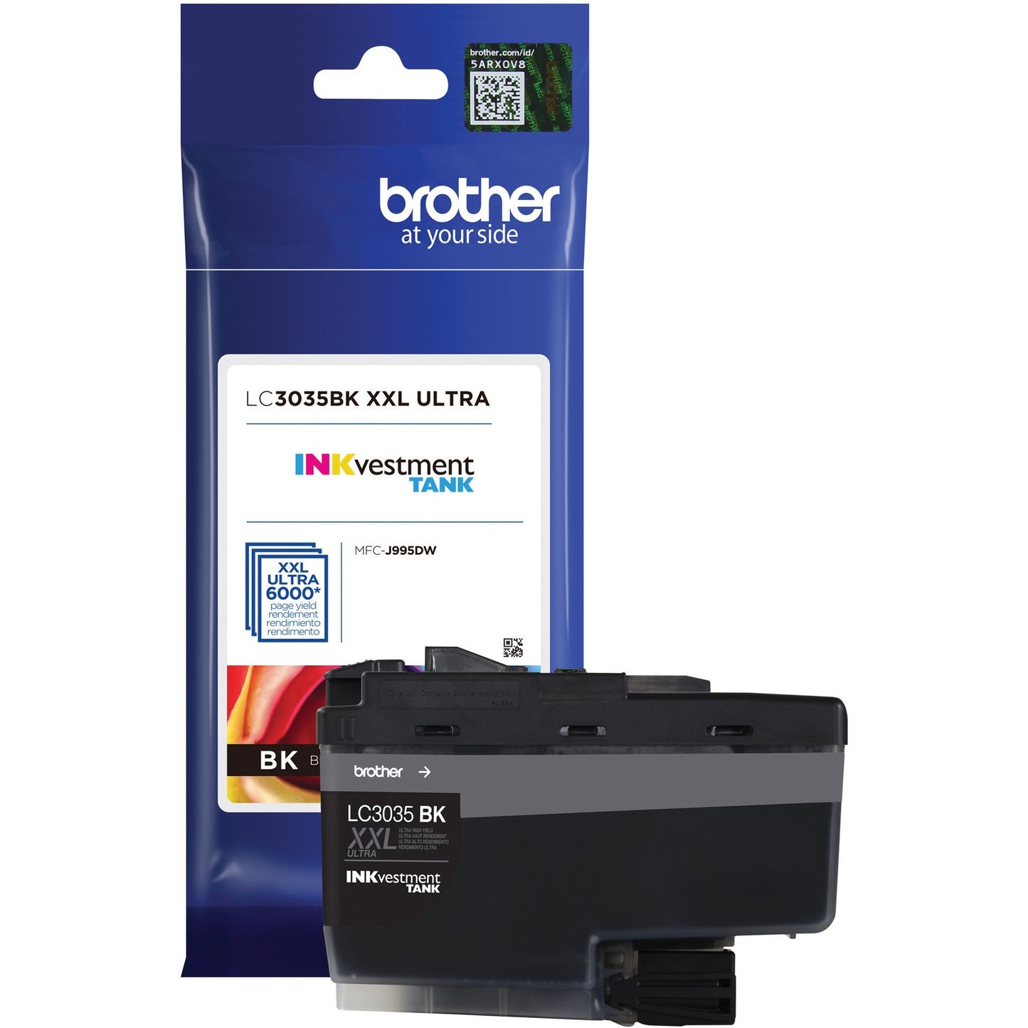 Brother INKvestment LC3035BKS Original Ultra High Yield Inkjet Ink Cartridge - Black - 1 Each