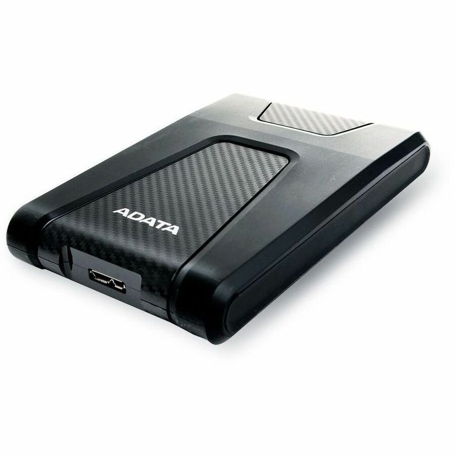 Adata DashDrive Durable HD650 AHD650-1TU31-CBK 1 TB Portable Hard Drive - 2.5" External - Black - AHD650-1TU31-CBK