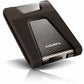 Adata DashDrive Durable HD650 AHD650-1TU31-CBK 1 TB Portable Hard Drive - 2.5" External - Black - AHD650-1TU31-CBK