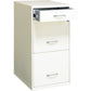 Lorell SOHO White 3-drawer File Cabinet - 19157