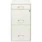 Lorell SOHO White 3-drawer File Cabinet - 19157