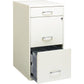 Lorell SOHO White 3-drawer File Cabinet - 19157
