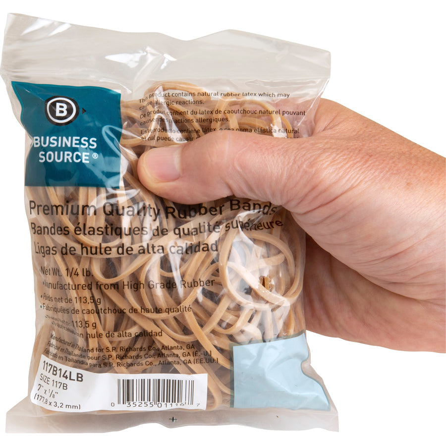 Business Source Rubber Bands - 117B14LB