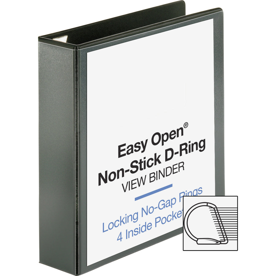 Business Source Locking D-Ring View Binder - 26960
