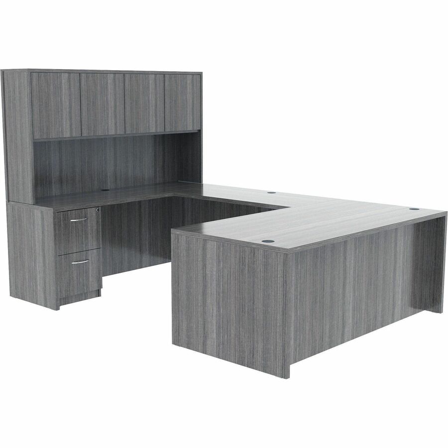 Lorell Essentials Series Stack-on Hutch with Doors - 69557