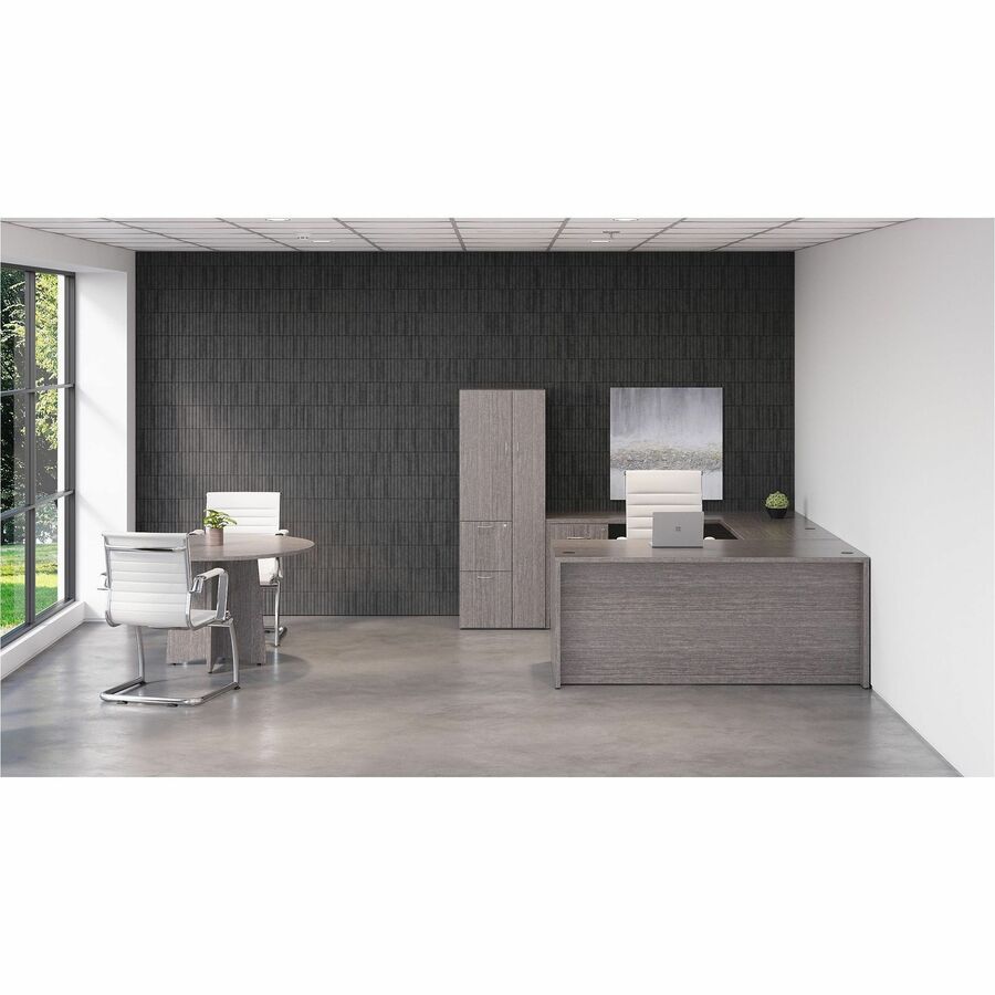 Lorell Essentials Series Stack-on Hutch with Doors - 69557