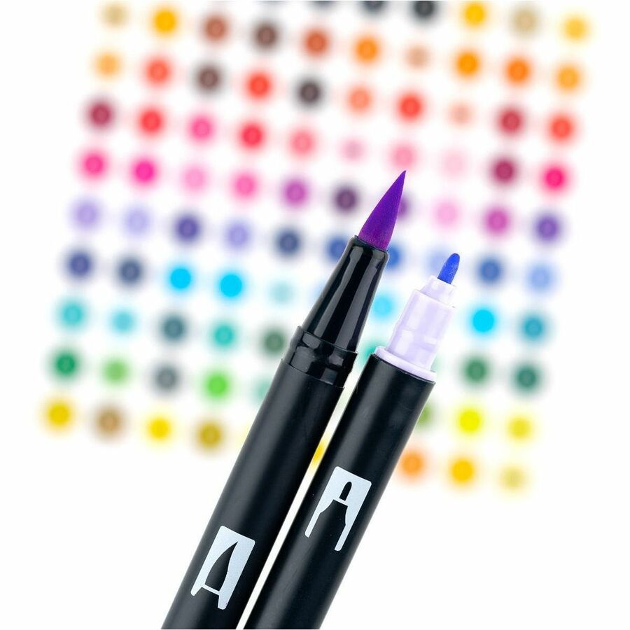 Tombow Dual Brush Pen Art Markers, Pastel, 10-Pack - 56187
