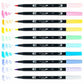 Tombow Dual Brush Pen Art Markers, Pastel, 10-Pack - 56187